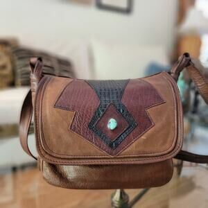 Hippie 1970s Crossbody Genuine Leathers Versatile, Unique